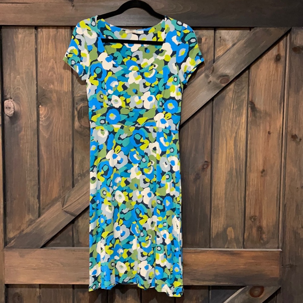 Boden abstract floral dress